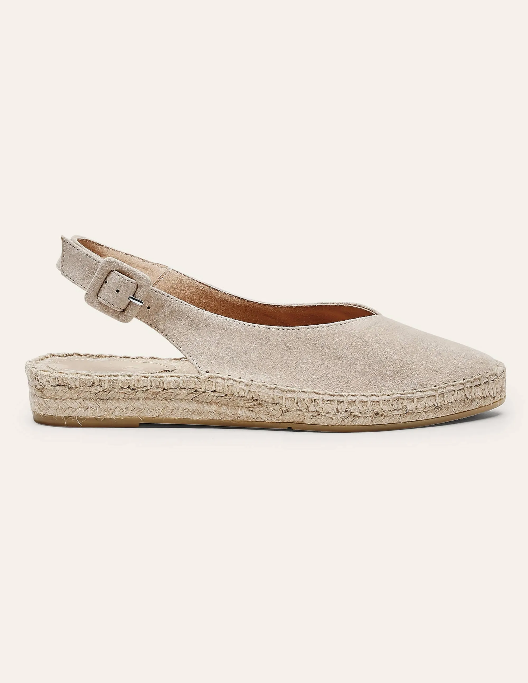 Slingback Espadrille Sandals-Oatmeal