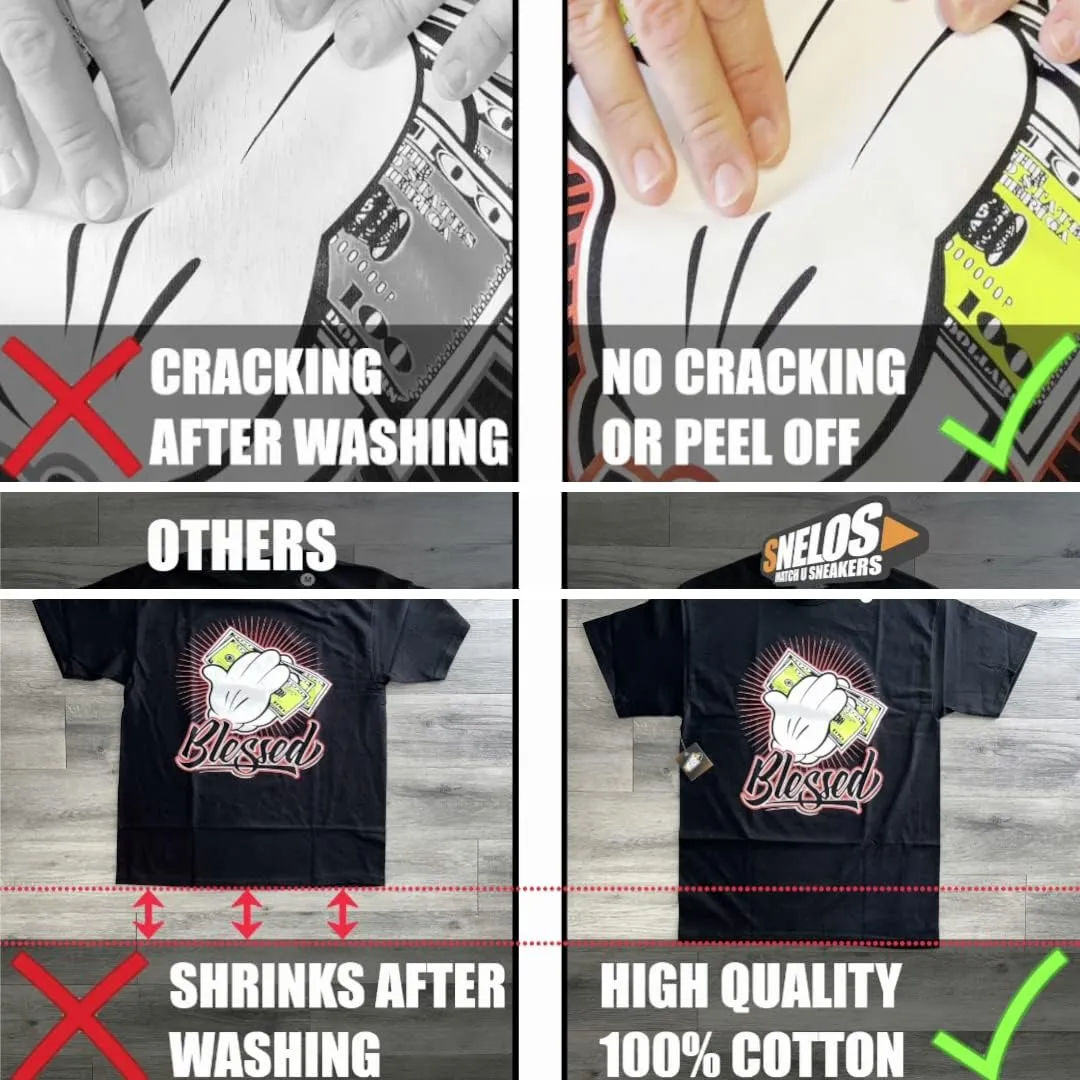 SNELOS Shirt to Match Jordan 3 Fire Red Match Sneakers Tee - Many Colors