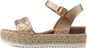 Soda CLIP ~ Women Open Toe Ankle Strap Platform Espadrille Sandal