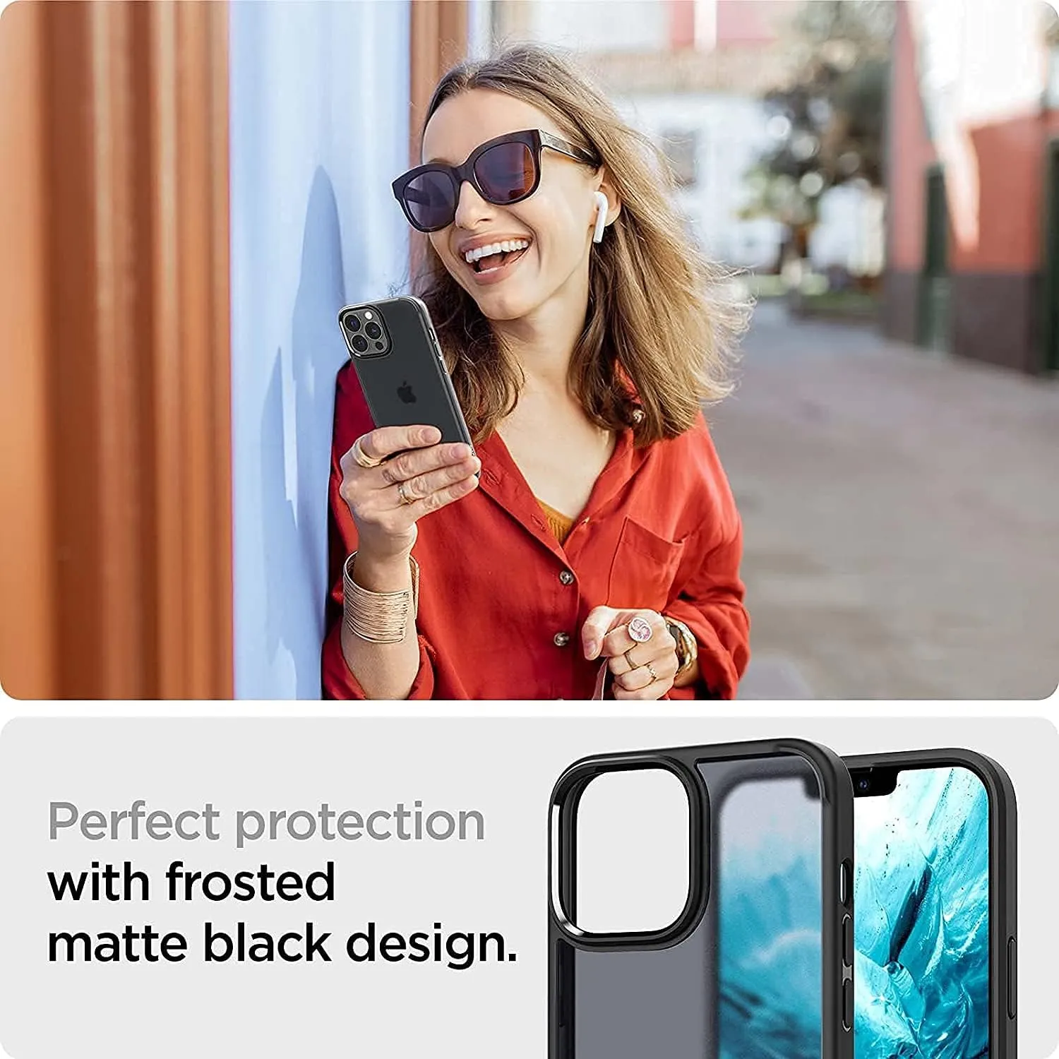 Spigen Ultra Hybrid Designed for iPhone 13 Pro Case (2021) - Frost Black