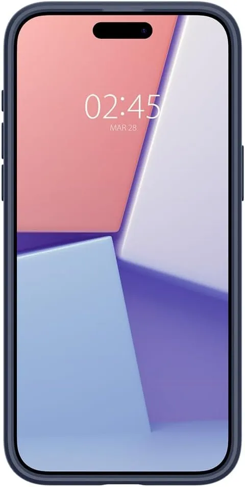 Spigen Ultra Hybrid Designed for iPhone 15 Pro Case (2023) [Anti-Yellowing], [Military-Grade Protection] - Navy Blue
