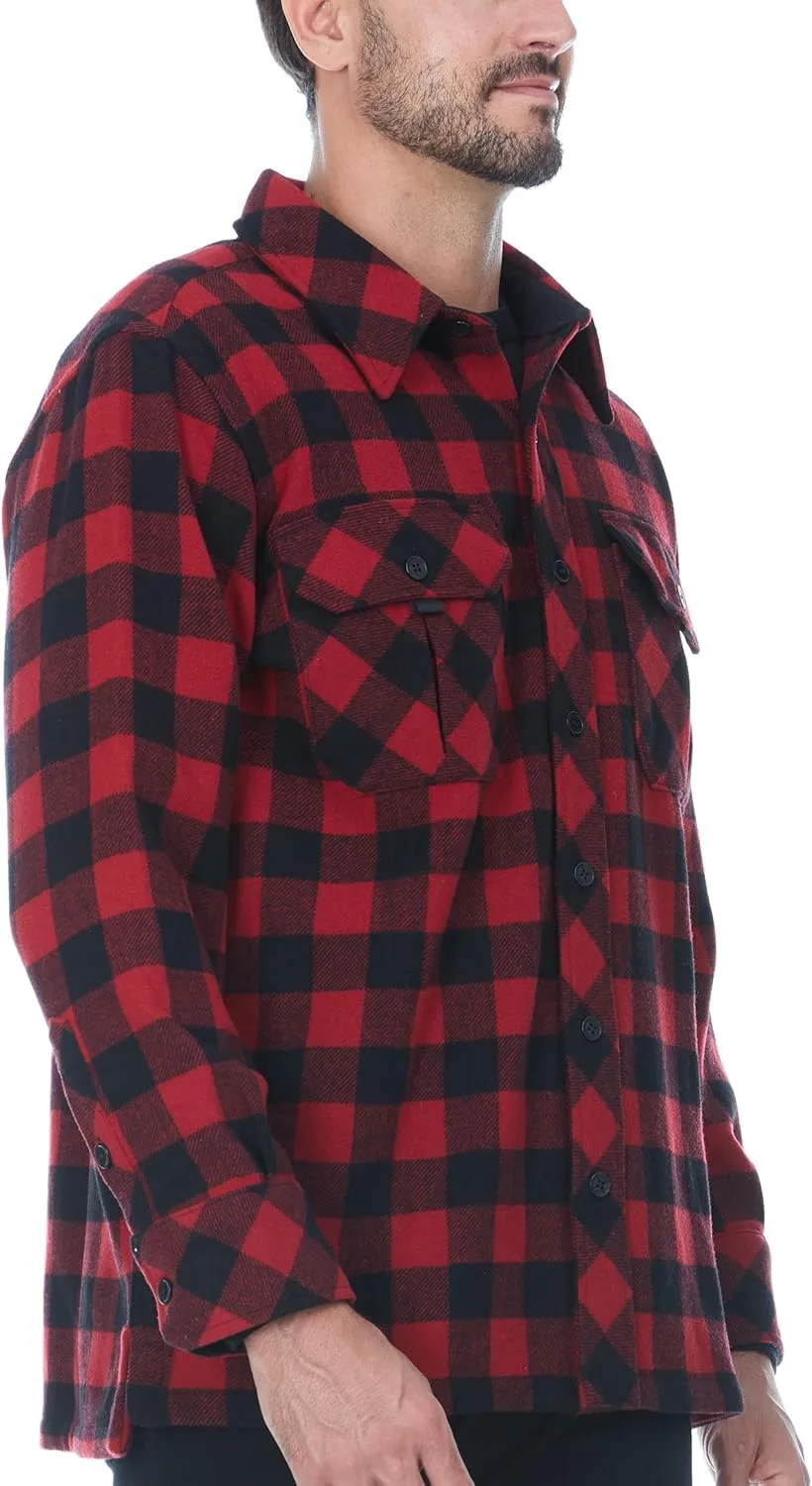 Sportsman Shirt - 80% Wool - Heavyweight Guide Shirt - Hunting Layers - Men's Work Shirt - Jacket