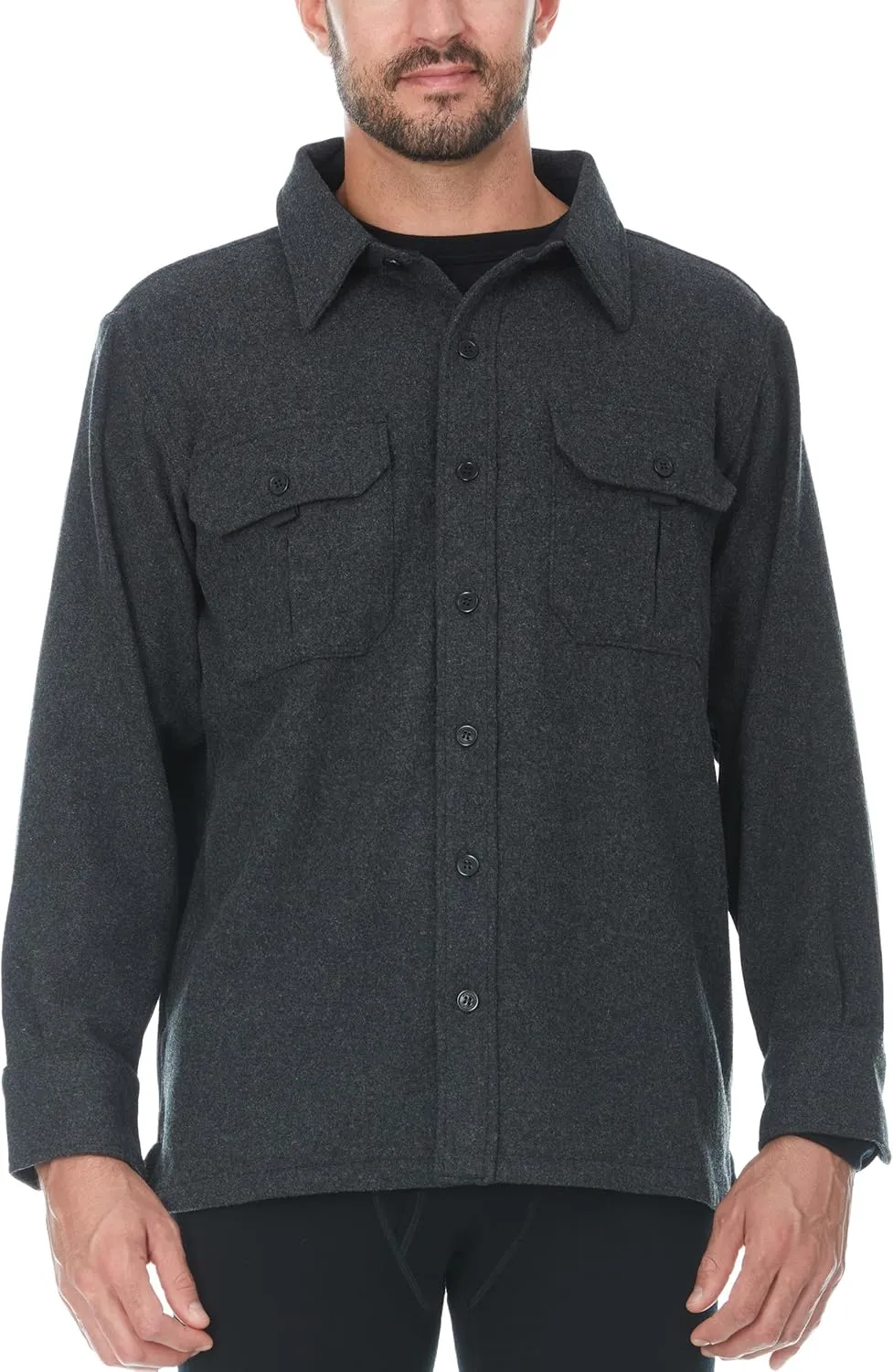 Sportsman Shirt - 80% Wool - Heavyweight Guide Shirt - Hunting Layers - Men's Work Shirt - Jacket