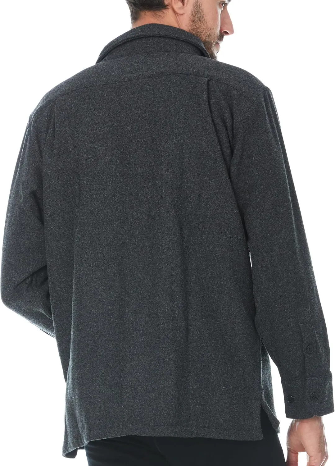 Sportsman Shirt - 80% Wool - Heavyweight Guide Shirt - Hunting Layers - Men's Work Shirt - Jacket