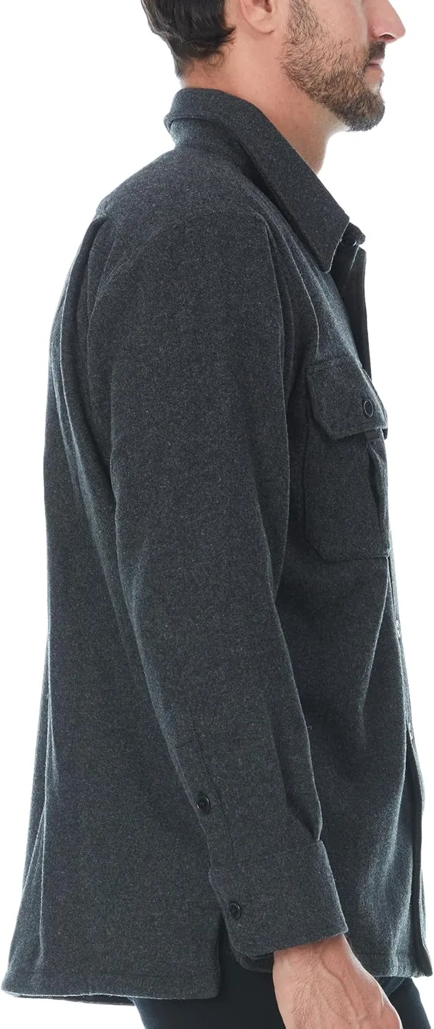 Sportsman Shirt - 80% Wool - Heavyweight Guide Shirt - Hunting Layers - Men's Work Shirt - Jacket