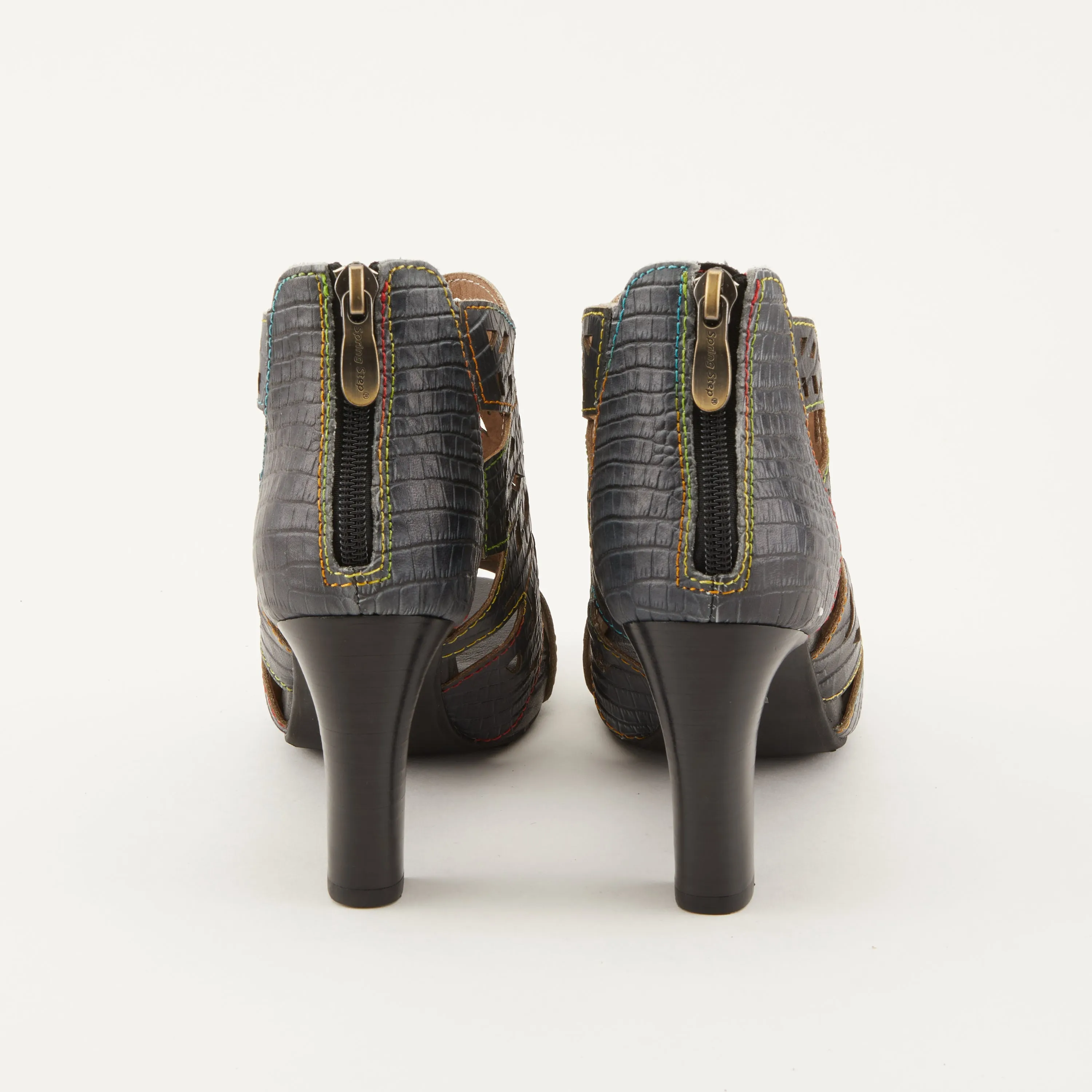 Spring Step Shoes L'Artiste Amora Sandal Women’s Hand Painted Leather 3.25"