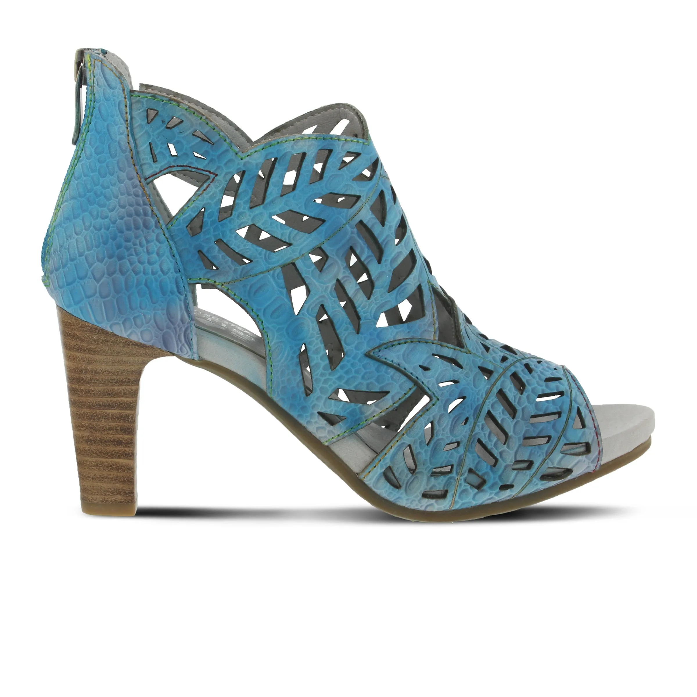 Spring Step Shoes L'Artiste Amora Sandal Women’s Hand Painted Leather 3.25"