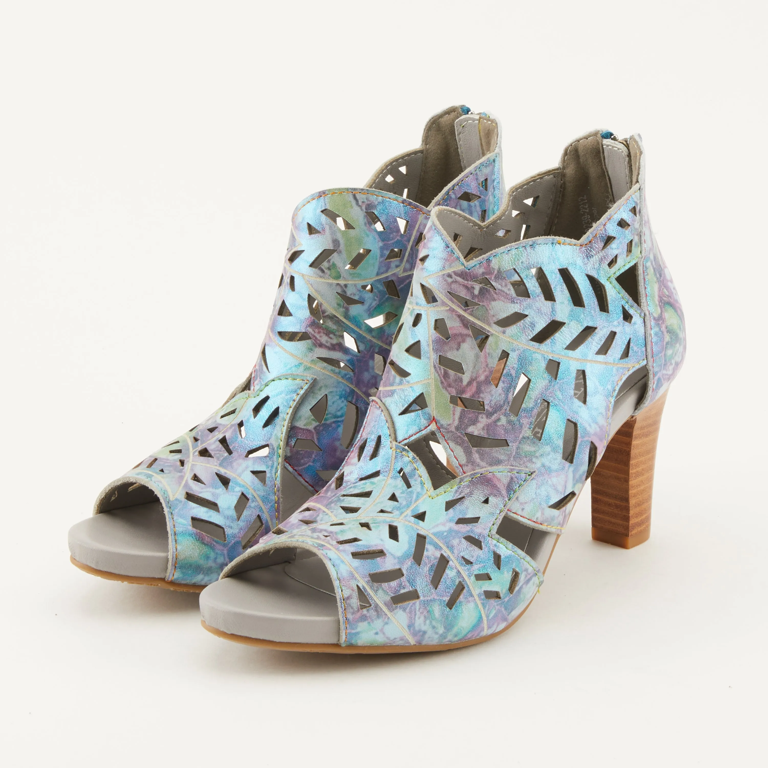 Spring Step Shoes L'Artiste Amora Sandal Women’s Hand Painted Leather 3.25"