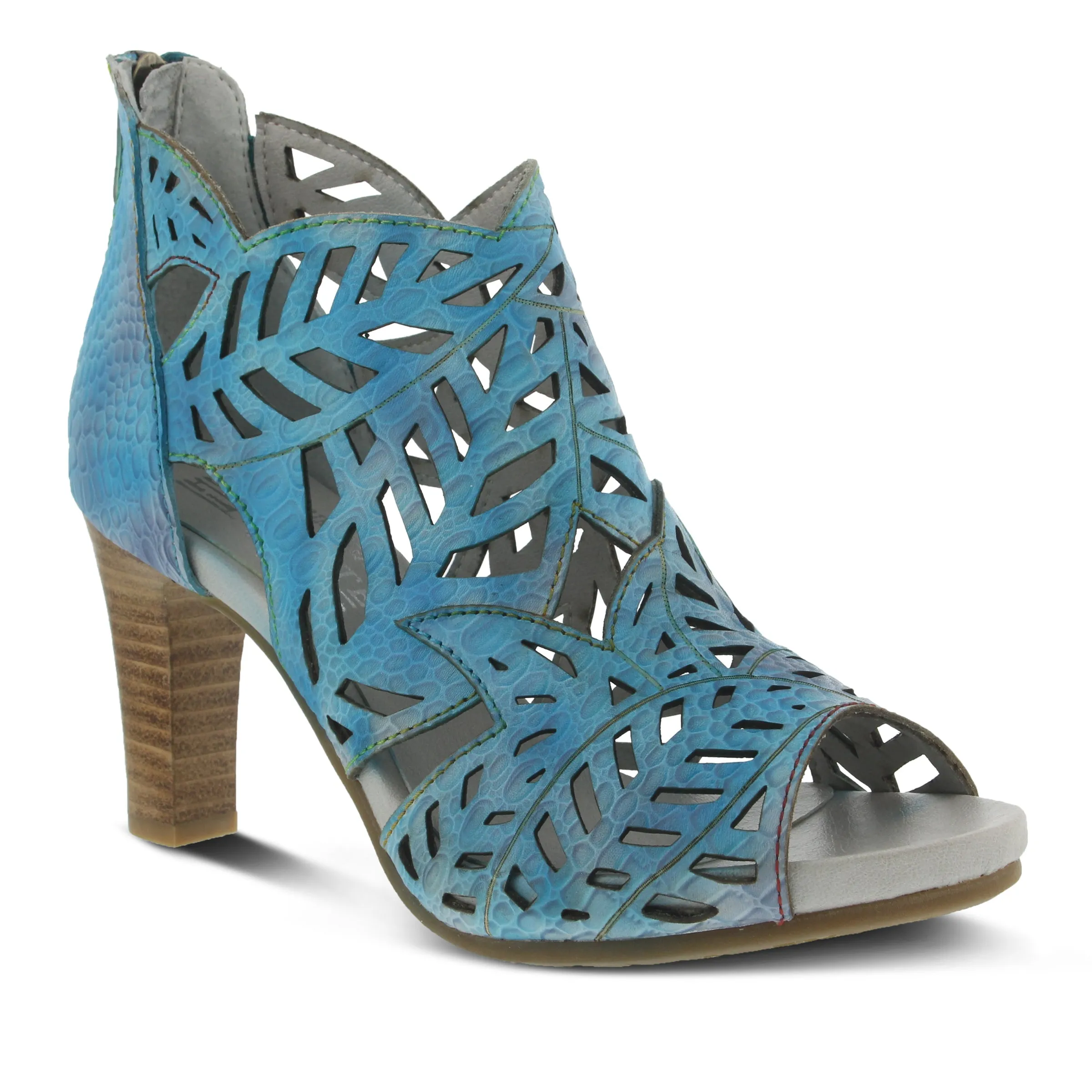 Spring Step Shoes L'Artiste Amora Sandal Women’s Hand Painted Leather 3.25"