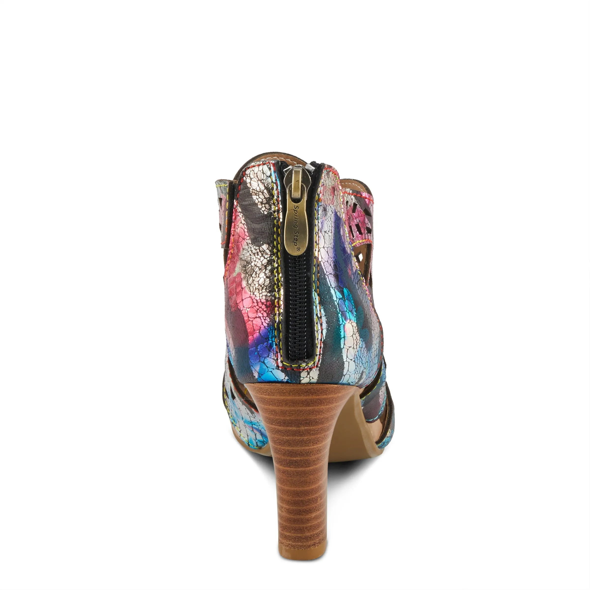 Spring Step Shoes L'Artiste Amora Sandal Women’s Hand Painted Leather 3.25"