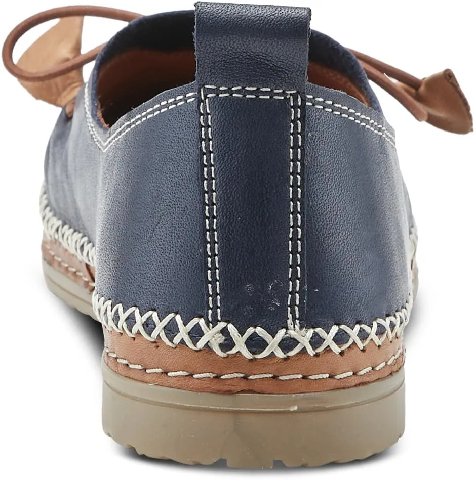 Spring Step Women's Berna Leather Loafer – Artistic Slip-On Comfort Shoe with Padded Insole, Elastic Vamp, and Durable Rubber Outsole