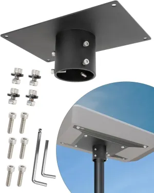 Starlink Flat High Performance Pipe Adapter, Beciety Mounting Kit for Antenna, Pole, and Roof Mount