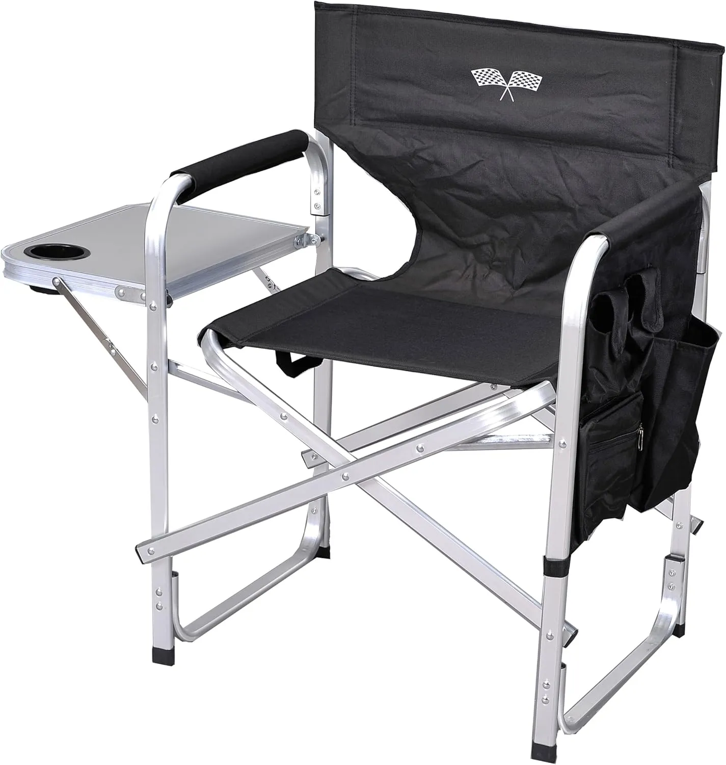 Stylish Camping Full Back Folding Director's Chair