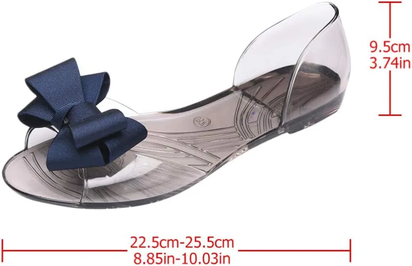 summer jelly shoes Flat Jelly Shoes slides shoes for women womens summer footwear Fashion Sandals Flower Flat Slipper Transparent Summer Shoes beach fish mouth shoes woman