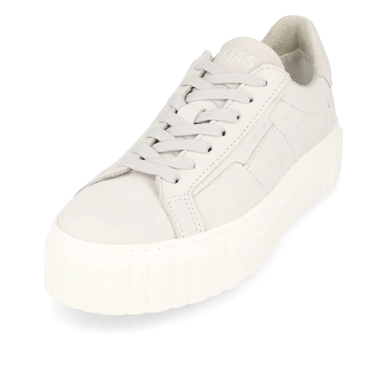 Tamaris 1-23738-20-225 Plateau Sneaker Leather Damen Soft Grey