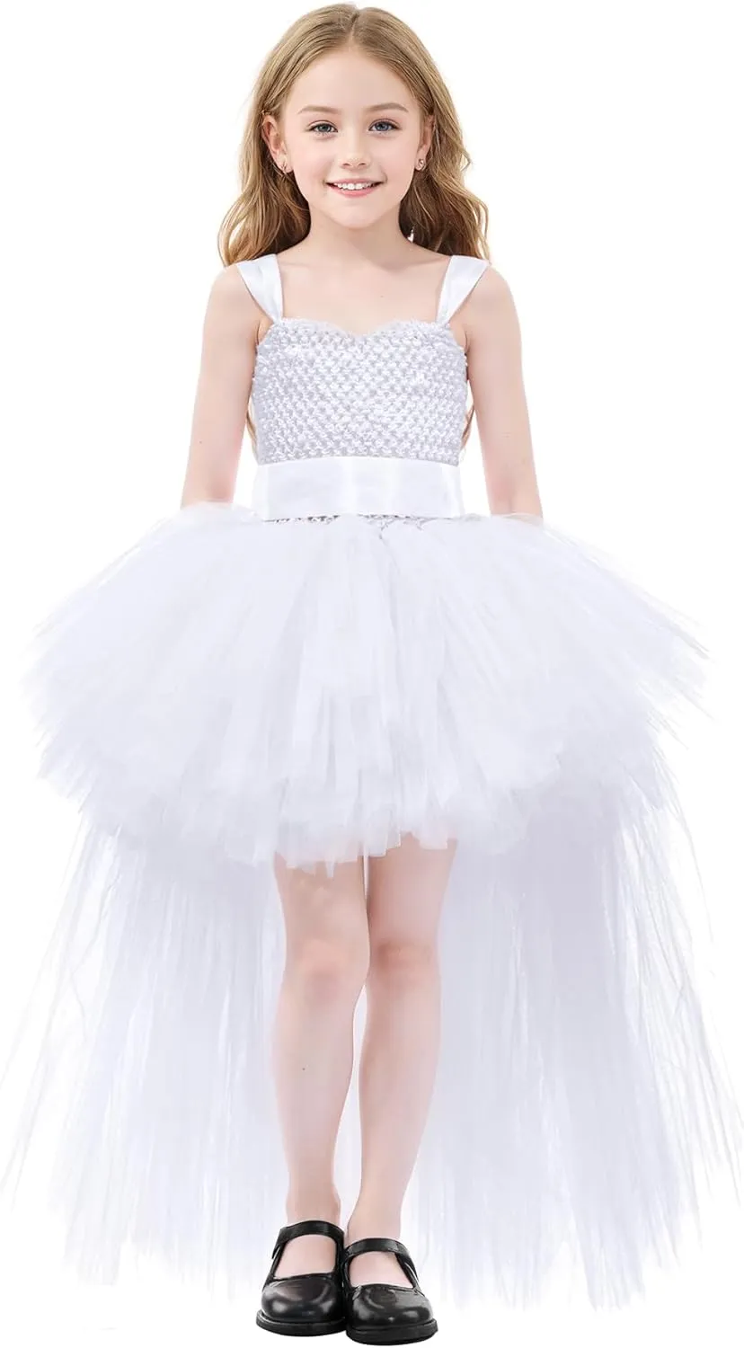 Tao-Ge Christmas Tutu Dress for Girls Tulle Dresses Fairy Princess Dress for Kids Toddler Little Girl Birthday Party Outfit