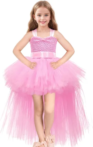 Tao-Ge Christmas Tutu Dress for Girls Tulle Dresses Fairy Princess Dress for Kids Toddler Little Girl Birthday Party Outfit