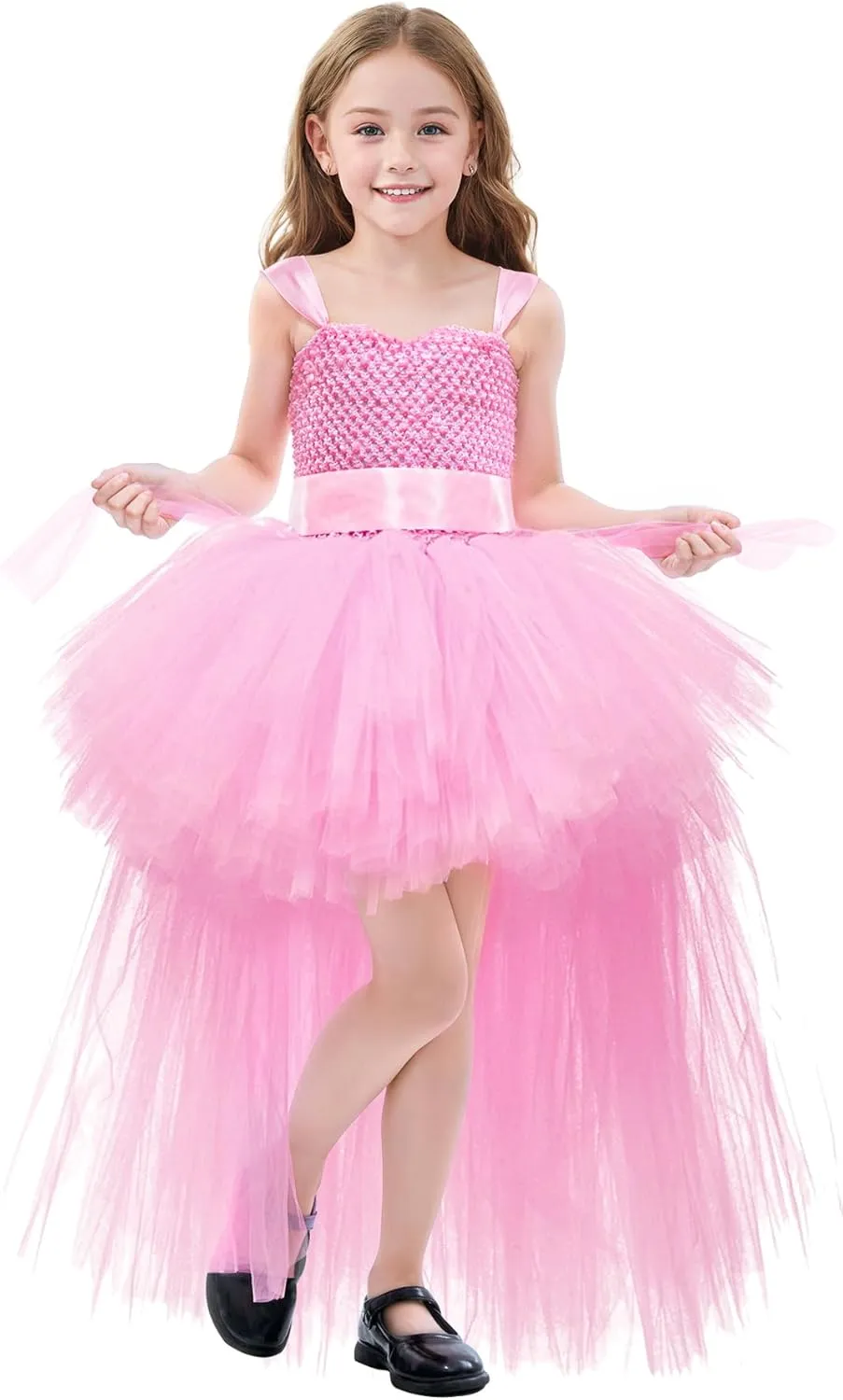 Tao-Ge Christmas Tutu Dress for Girls Tulle Dresses Fairy Princess Dress for Kids Toddler Little Girl Birthday Party Outfit