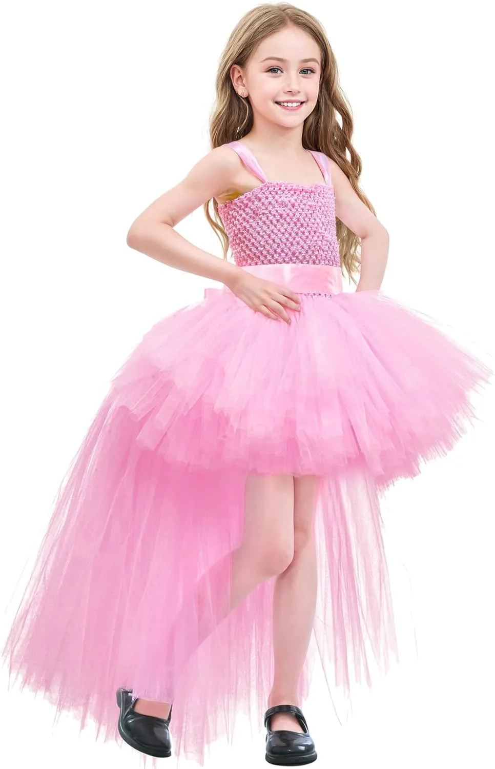 Tao-Ge Christmas Tutu Dress for Girls Tulle Dresses Fairy Princess Dress for Kids Toddler Little Girl Birthday Party Outfit
