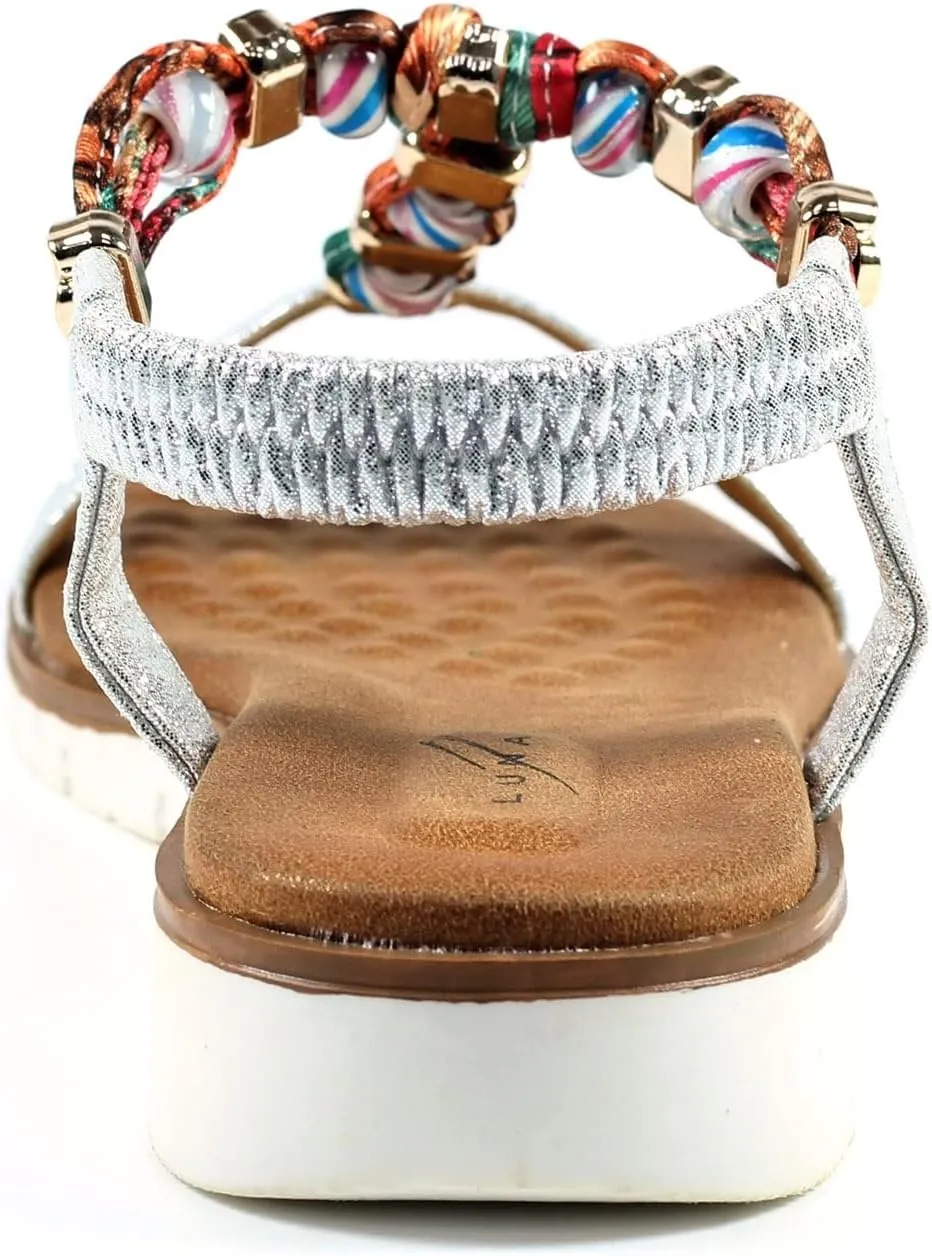 Tempo Silver Sandal