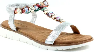 Tempo Silver Sandal