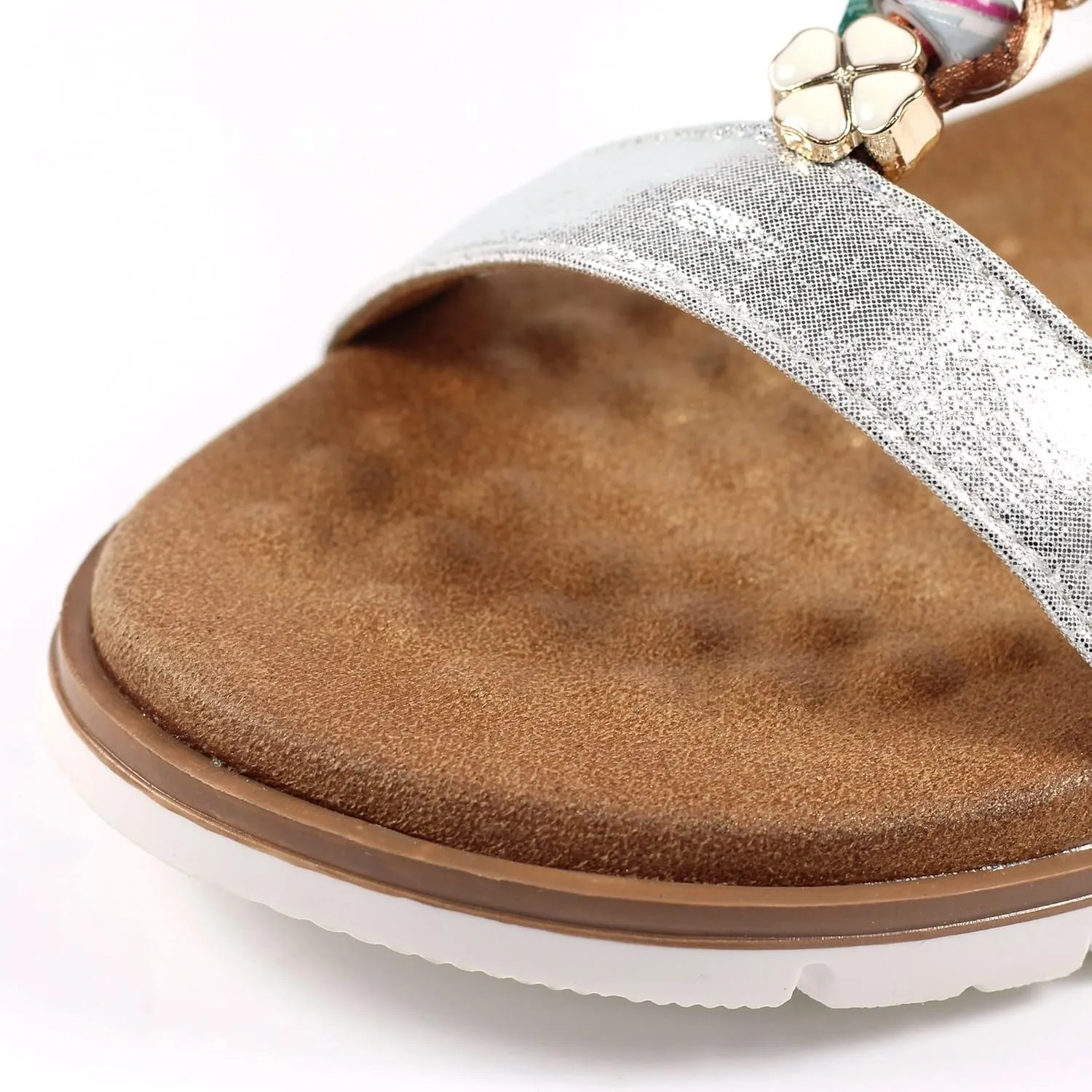Tempo Silver Sandal