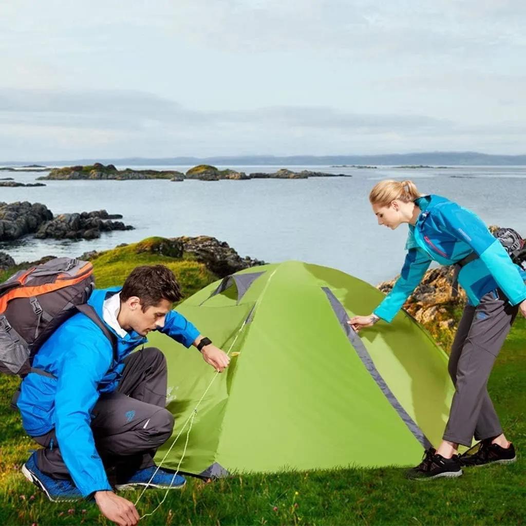 Tent - Easy & Quick Setup Camping Tent, Professional Waterproof Windproof Fabric, Anti-UV, Double Layer