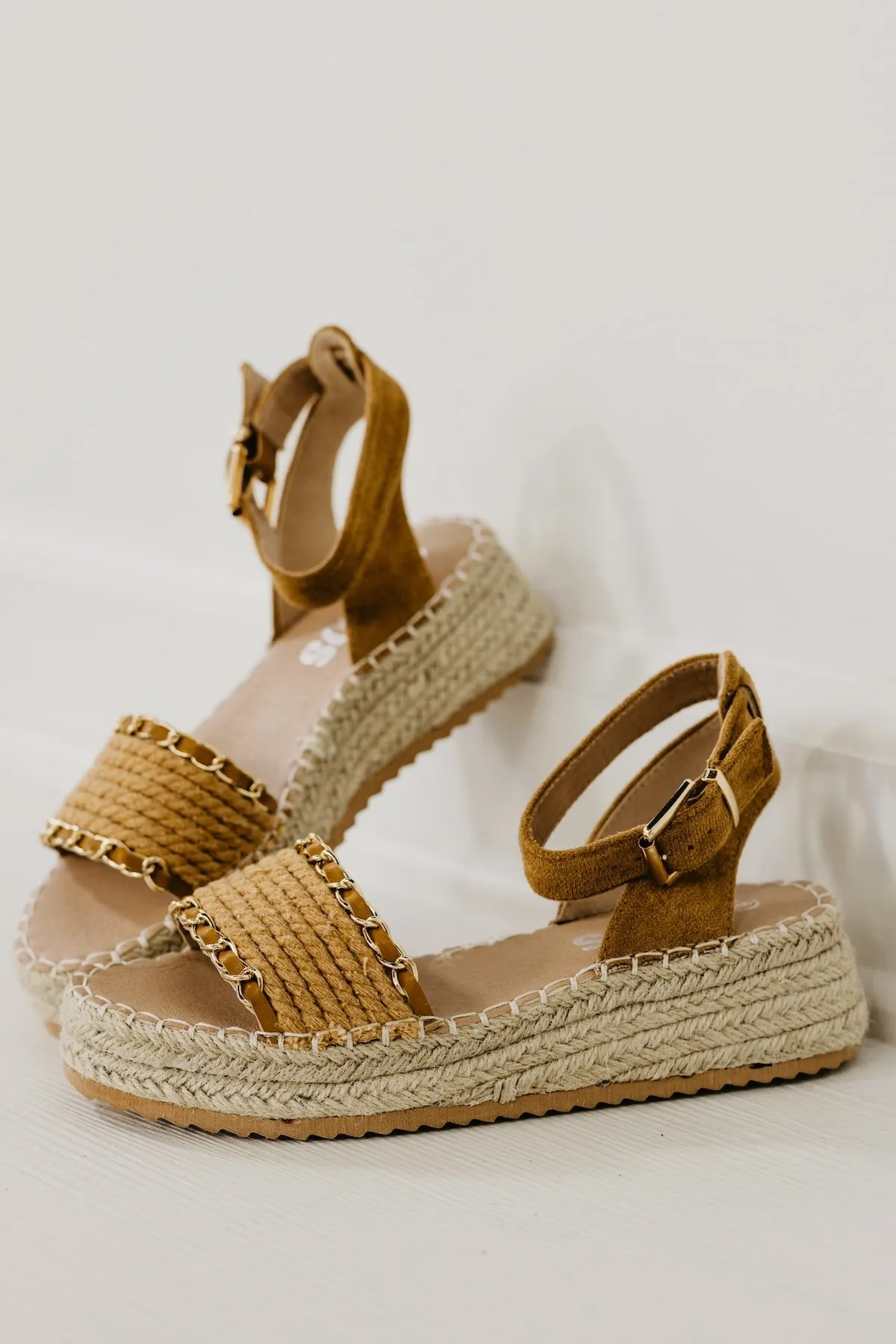 The Paisley Chain Espadrille Platform Sandal