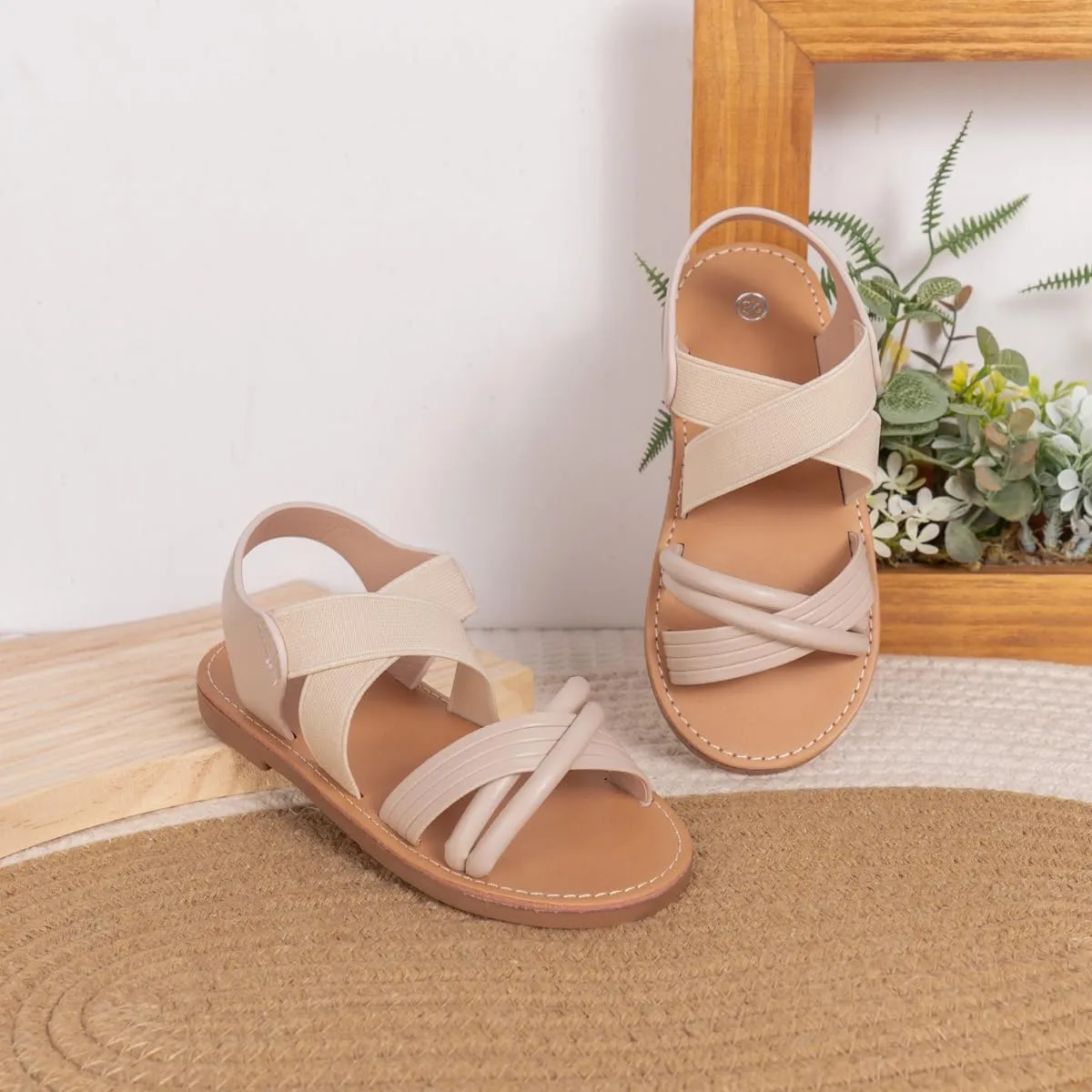 Toddler Girls Sandals Little Girl Summer Flat Sandal Baby Open Toe Outdoor Beach Holiday Dress Shoes