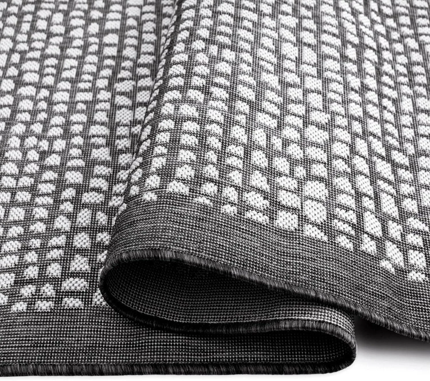 Tommy Bahama Marlin Transitional Indoor/Outdoor Area Rug, Black, 5'3"x7'3"
