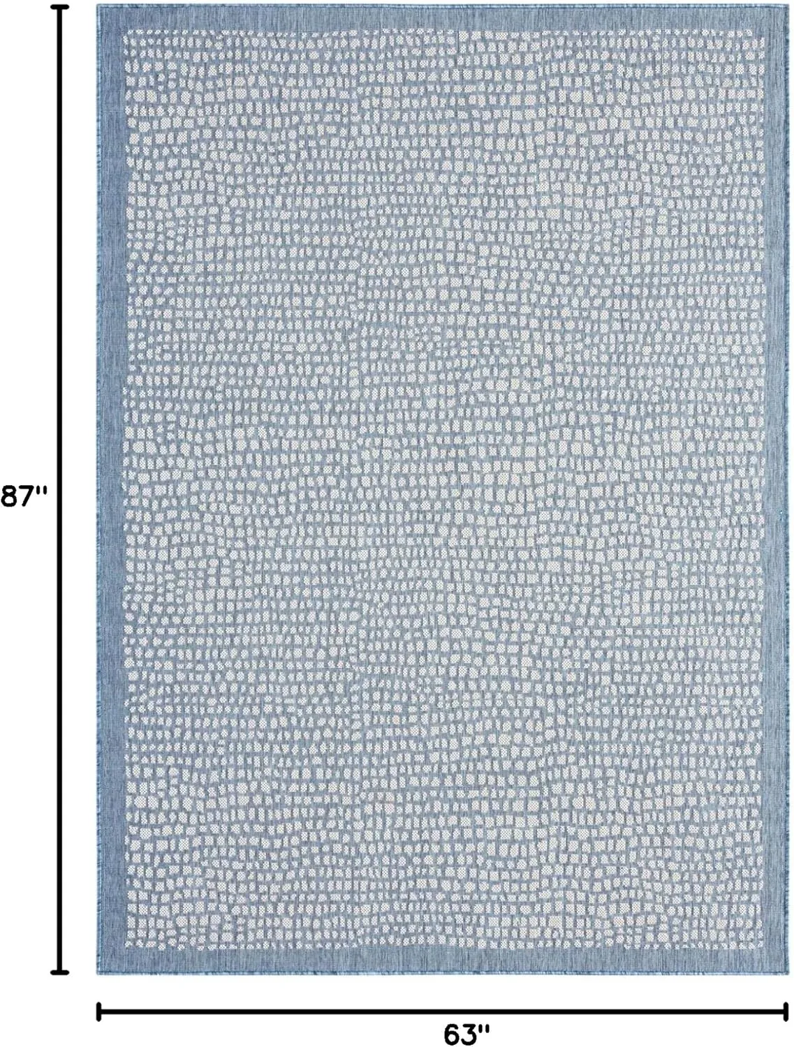 Tommy Bahama Marlin Transitional Indoor/Outdoor Area Rug, Blue, 5'3"x7'3"