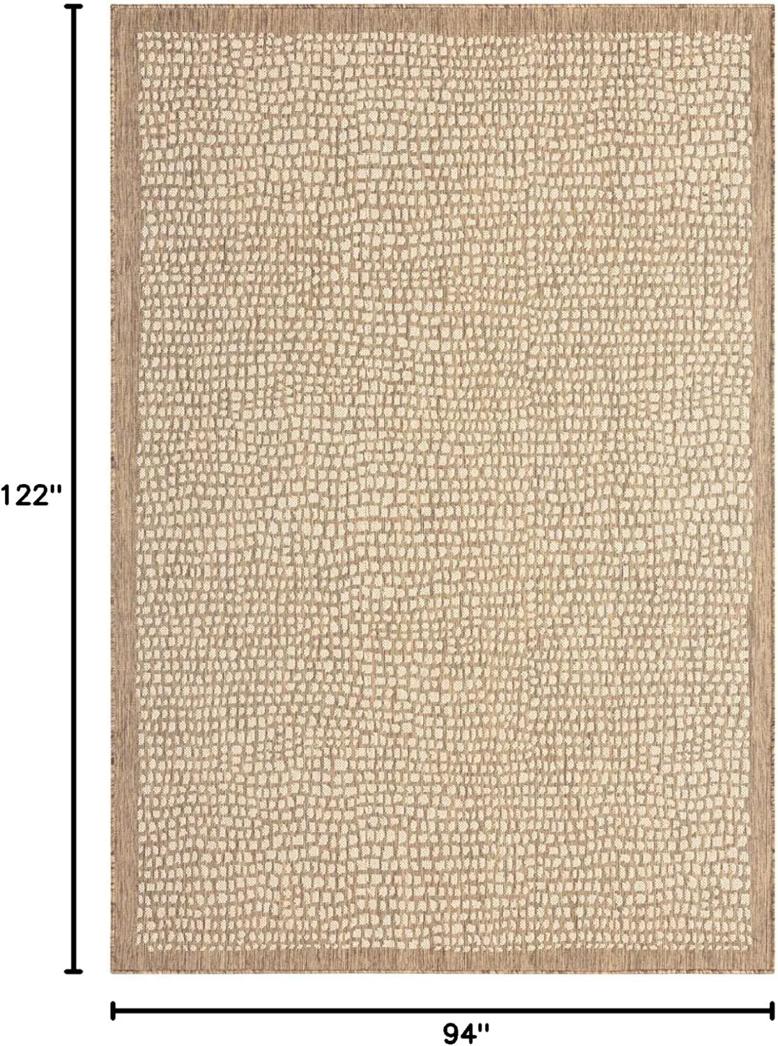 Tommy Bahama Marlin Transitional Indoor/Outdoor Area Rug, Brown, 7'10"x10'2"