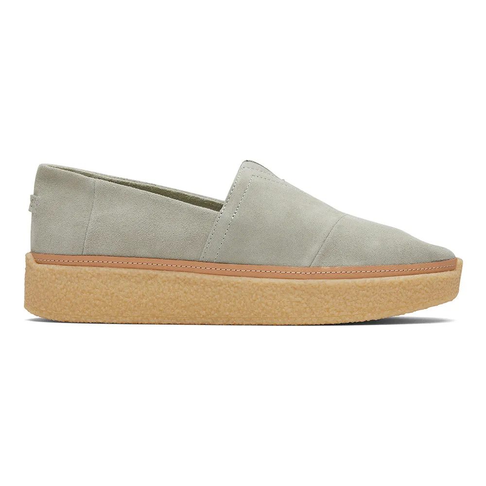 TOMS Women Adelaide Clay Premium Suede Slip On