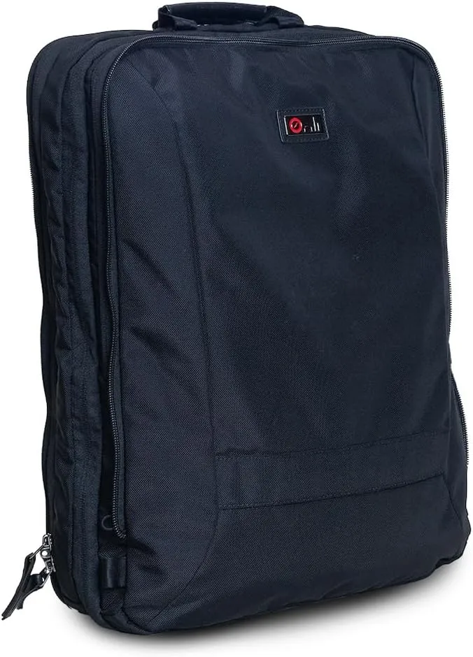 Trilogy Weekender Daypack I Opens like a suitcase, for easy packing. Expands into a 22-liter weekender bag. Hidden under sling holds yoga mat or sleeping bag, and doubles as a rear cover (Black)