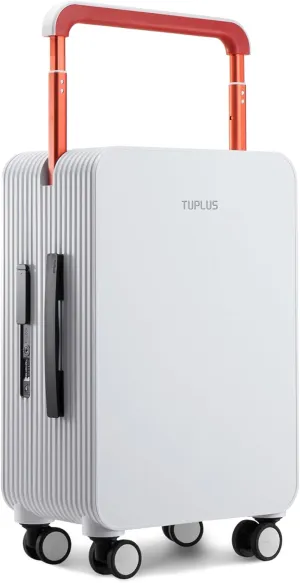 TUPLUS Suitcase ABS Hard Shell Luggage with 4 Spinner Wheels Hold Check in Travel Case, Balance Series