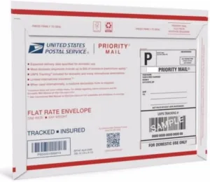 Two (2) Priority Mail Forever Prepaid Flat Rate (Flat Rate Envelope)