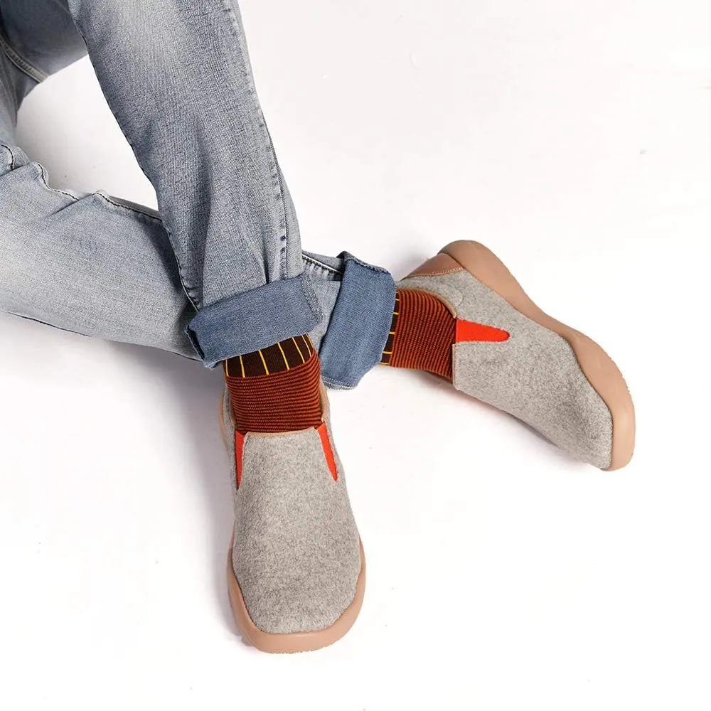 UIN Men's Walking Shoes Slip On Cow Suede Casual Lightweight Comfort Fashion Sneaker Cuenca