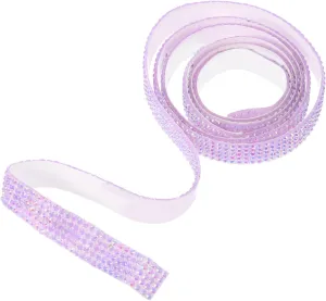 ULDIGI DIY Rhinestone Bling Strips Self-Adhesive Flat Bottom Resin for Craft Projects