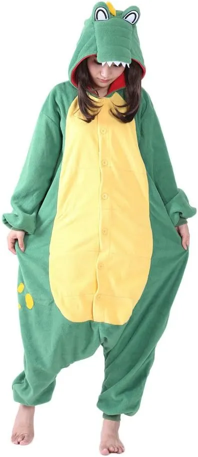 Unisex Adult Pajamas Plush Onesie Animal Cosplay Halloween Costume Gifts