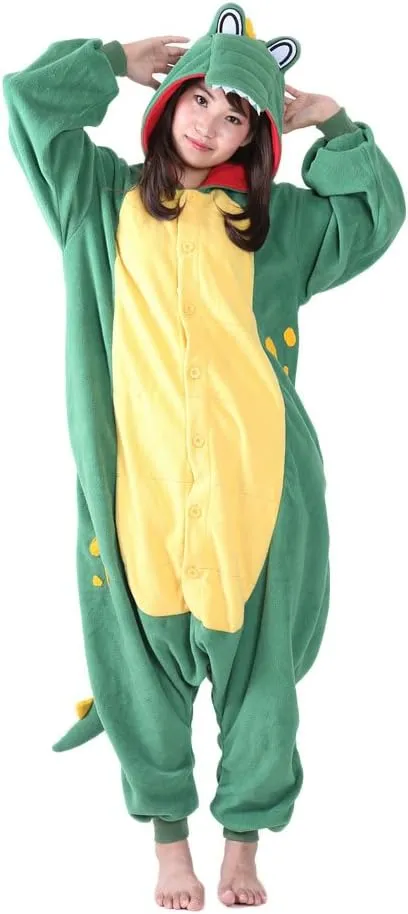 Unisex Adult Pajamas Plush Onesie Animal Cosplay Halloween Costume Gifts