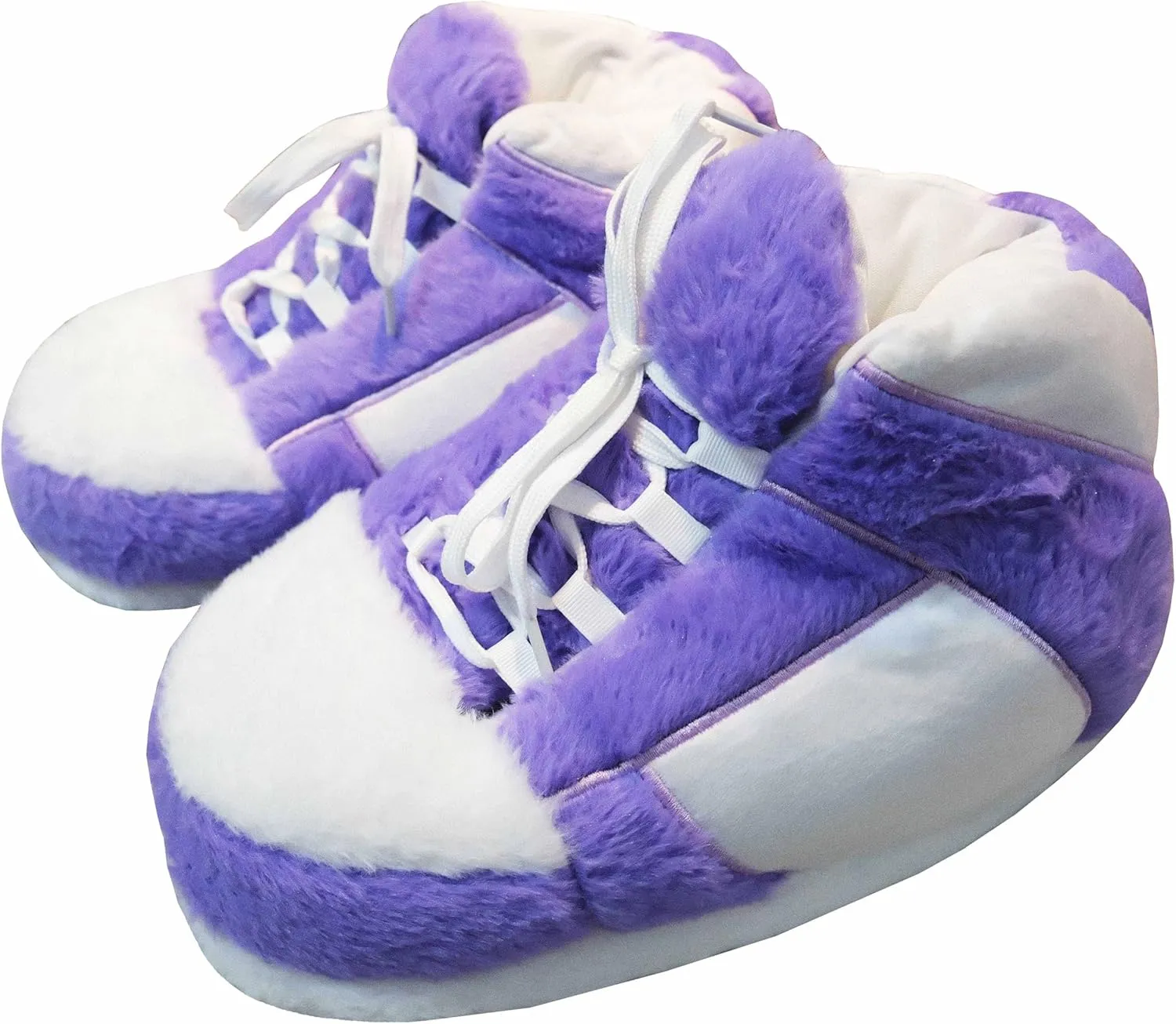 Unisex Warm Cosy Trendy Sneaker Slippers Comfy Kicks Non Slip Sole Indoor House Plush Slippers - One Size Fits Most