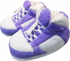 Unisex Warm Cosy Trendy Sneaker Slippers Comfy Kicks Non Slip Sole Indoor House Plush Slippers - One Size Fits Most