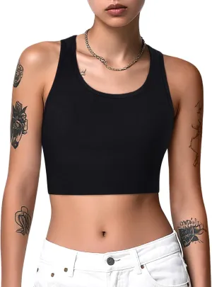 URSEXYLY Chest Binder for Women Transgender FTM Binder Bra Bandage-Free Pullover Tomboy Tank Top