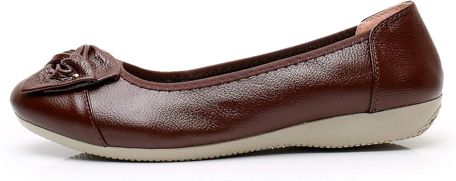 VenusCelia Women's Bows Dance Flats Shoes