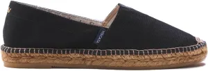 VISCATA Barceloneta Espadrille Canvas Women's Flat Slip On Shoes Handmade in Spain Fashionable Organic Cotton Canvas Lightweight Material with 100% Natural Jute Midsole for All Casual Occasions