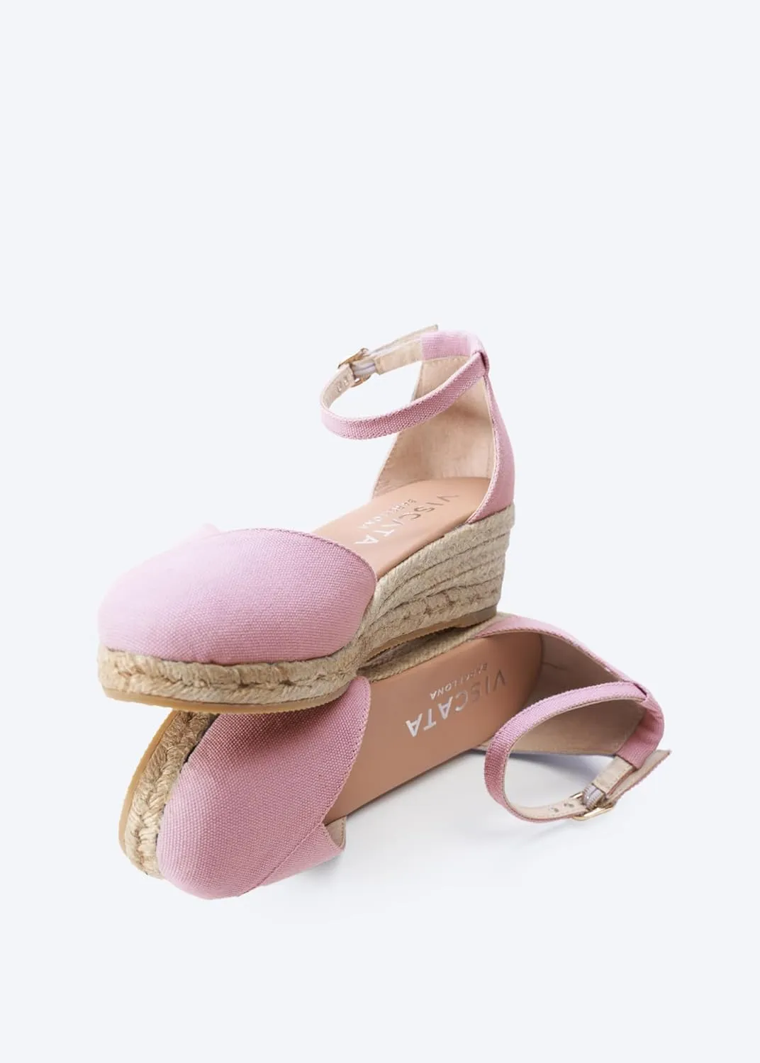 VISCATA Formiga Canvas Espadrille Sandal Wedges, Comfort and Style for Every Occasion, Size 5-12