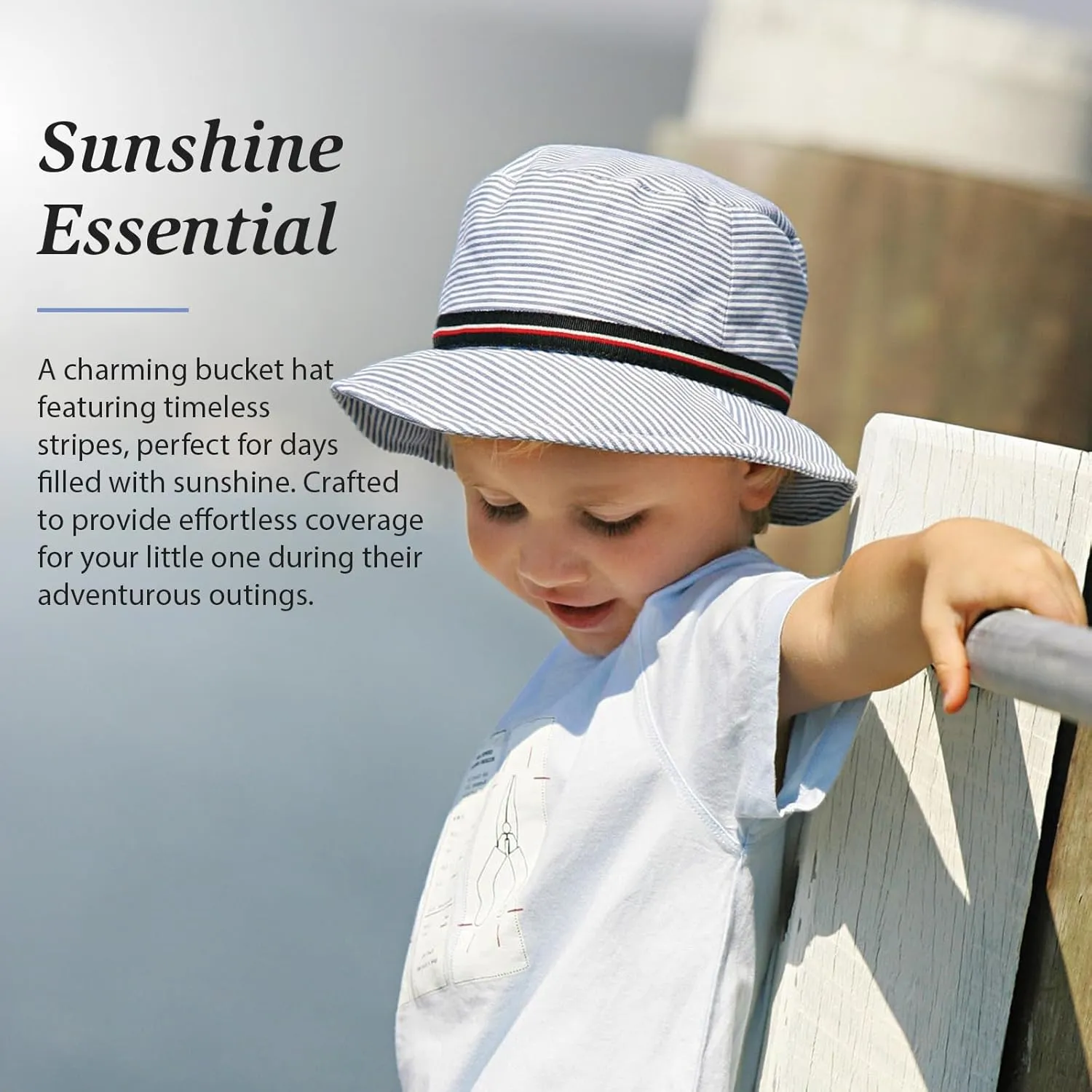 Wallaroo Hat Company – Children's Sawyer Sun Hat – Wide Brim Packable Hat with Adjustable Sizing and UPF 50  Sun Protection