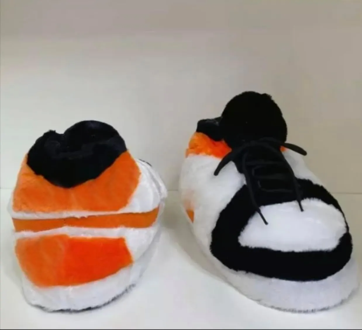 Warm Furry Sneakers Slipper Comfy House Shoes Winter Plush Fuzzy Slipper Shoes For Women Men One Size Fits Most Fluffy Slides For Indoor Outdoor Bigfoot Gifts Houseshoes