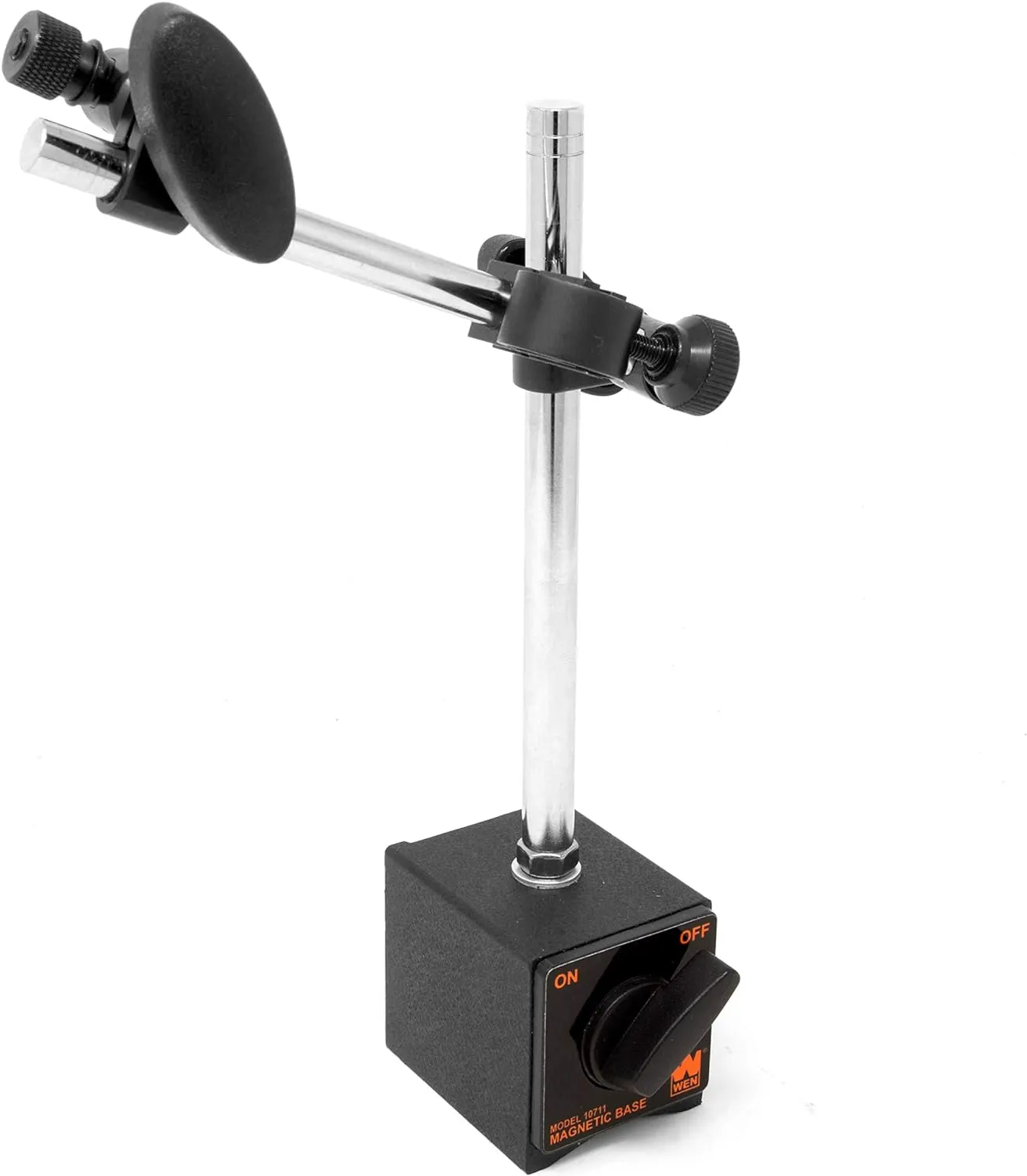 WEN 10711 Industrial-Strength Adjustable Magnetic Base for Dial Indicators