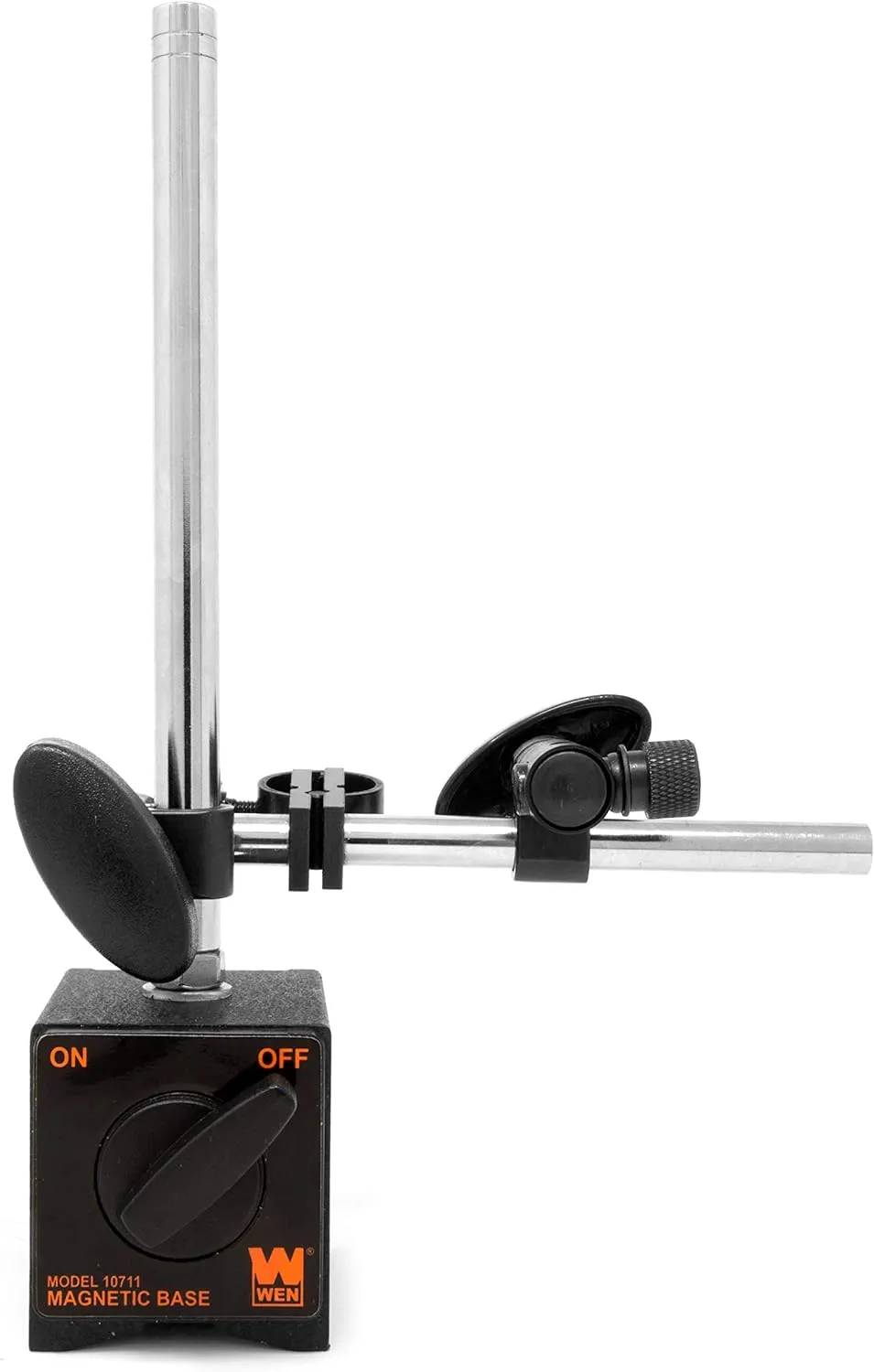 WEN 10711 Industrial-Strength Adjustable Magnetic Base for Dial Indicators
